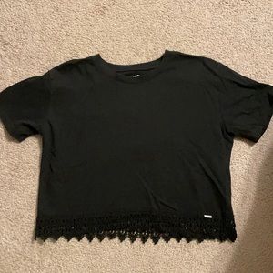 Hollister crop t shirt